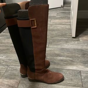 Calvin klein high boots size 8